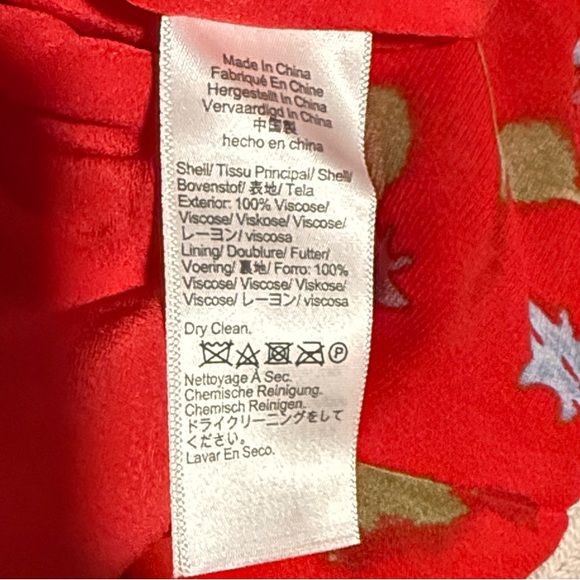 J. Crew Red Floral Midi Dress - Picture 9 of 9